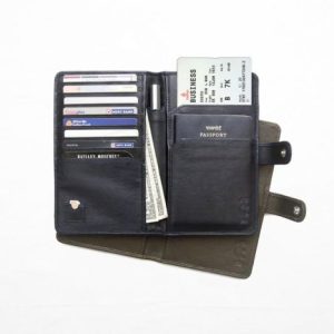 NAPPA LEATHER TRAVEL WALLET